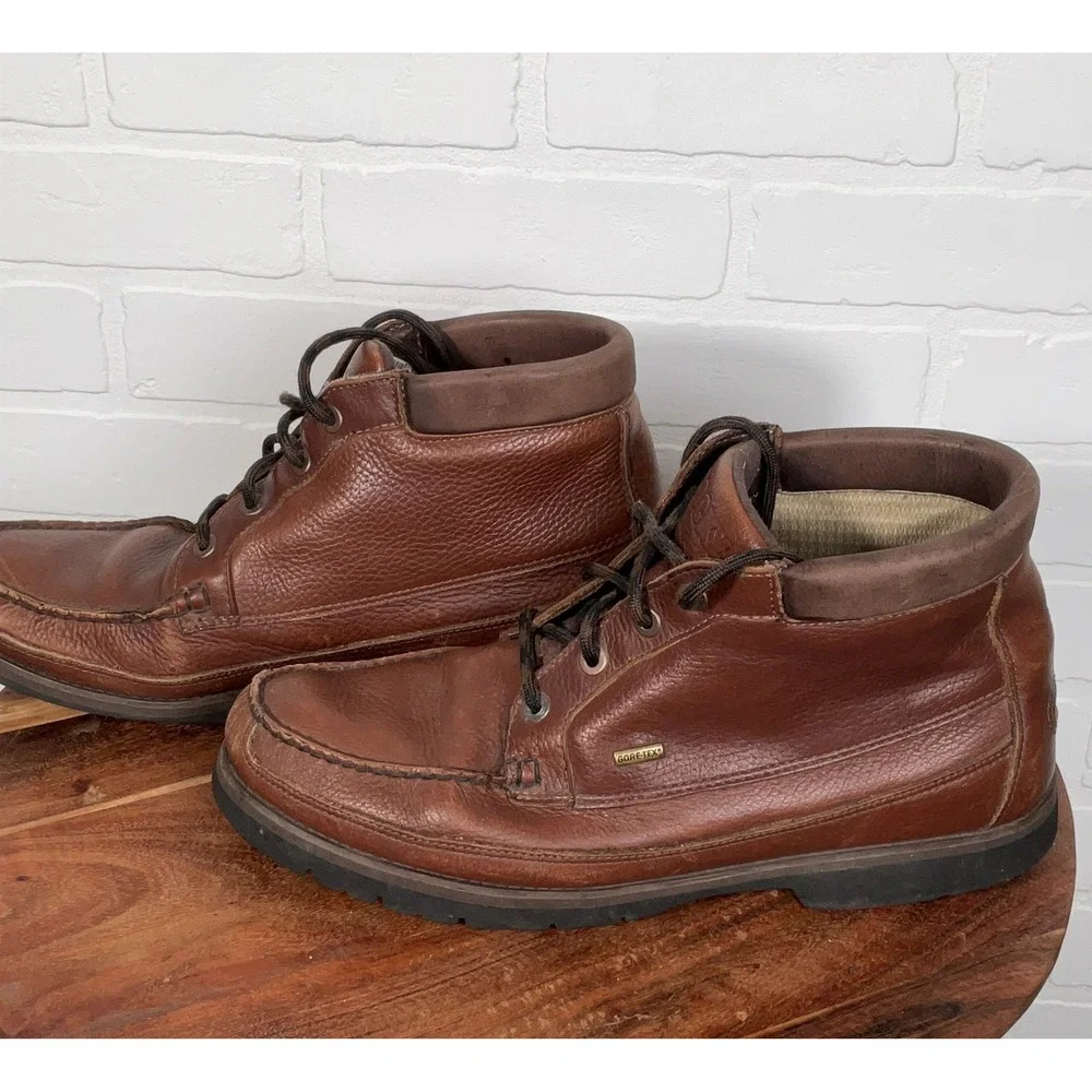 Rocky Hand Chukka Boots Men 12M Brown  Gore-Tex Leather‎ Ankle Outdoor Gear